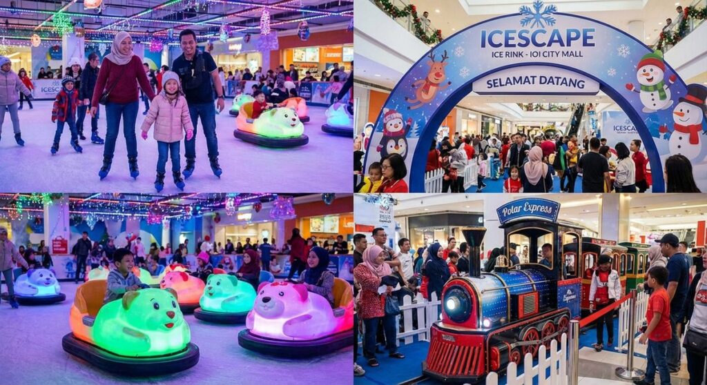 Ice Scape Ice Rinks Icescape Ice Rink IOI City Mall: Luncur Ais Putrajaya — MenarikDi